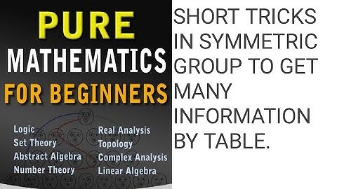 CSIR NET, IIT JAM ,PPSC PREPARATION  Short Tricks in Algebra(Symetrc Groups ) by M.WAQAS