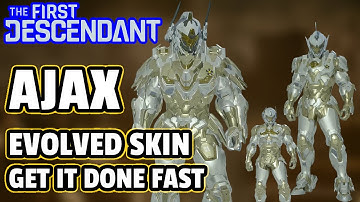 [FIRST DESCENDANT] AJAX Evolved Skin MK. DOMINATOR 02 Set How To Get It Done FAST