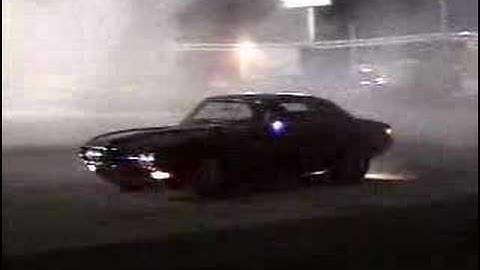 OB doing Donuts in his 1968 400ci Firebird