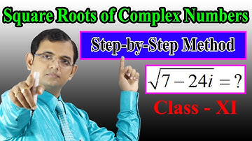 Square roots of Complex numbers | Class 11 Maths
