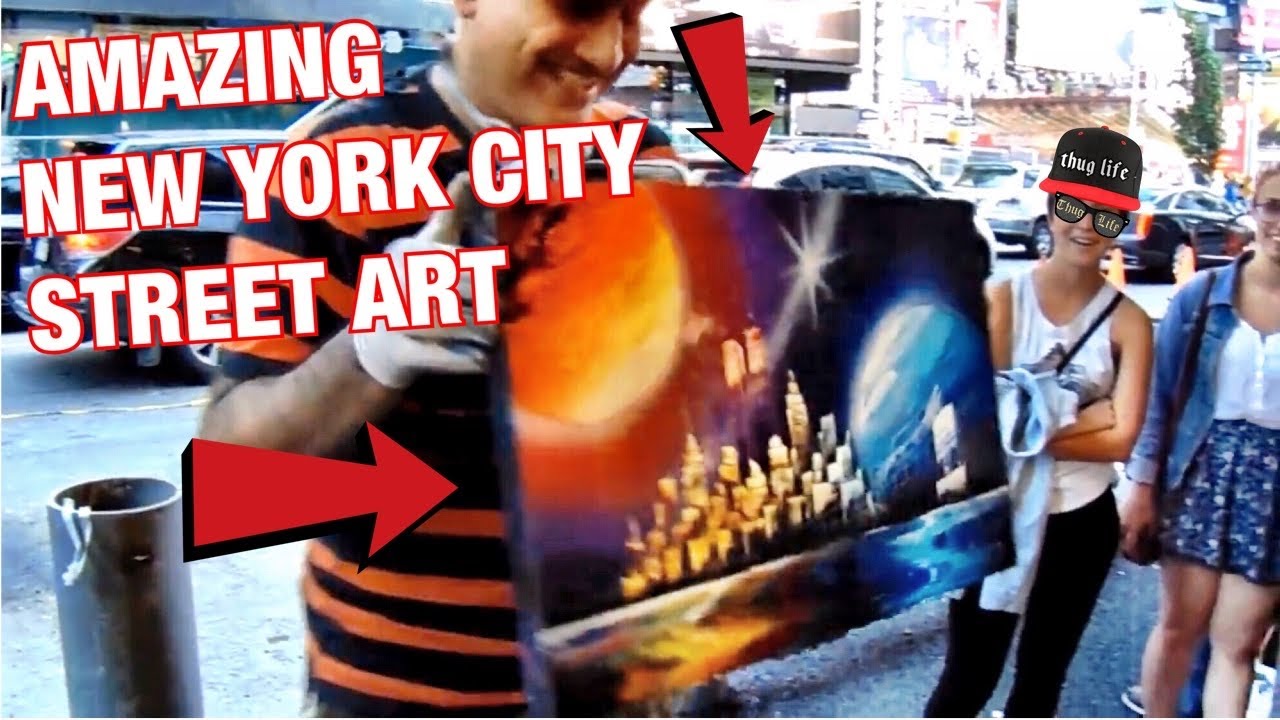 NEW YORK CITY SPRAY PAINT STREET ARTIST YouTube