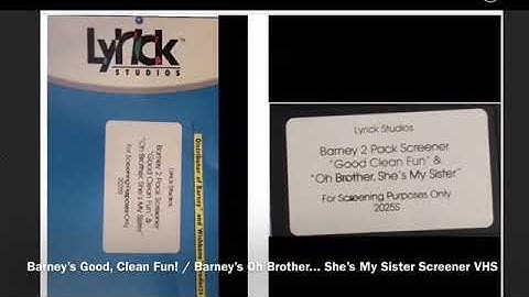 Listening But Only Home Video Screener (Same 2 Videos!) (All New!!) (Hannah & Kim For Clues...)