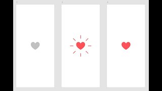 Making like button process using ADOBE XD