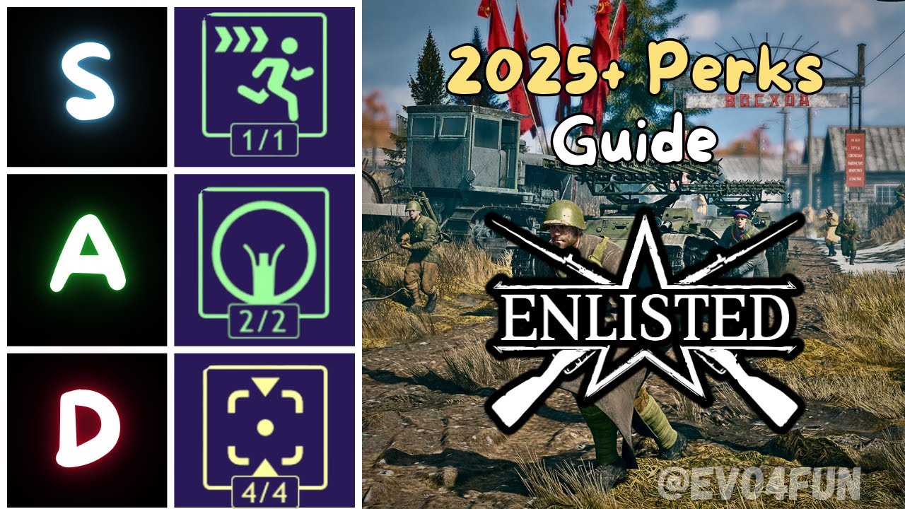 DEFINITIVE Perk Tier List for 2025 - Enlisted