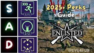 DEFINITIVE Perk Tier List for 2025 - Enlisted