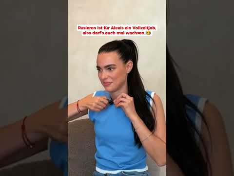 Rasieren ist für Alexis ein Vollzeitjob, also darf’s auch mal wachsen 😏