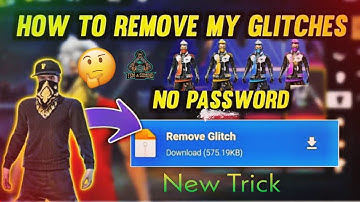 Free Fire Glitch Remove || Without Loosing Data || Glitch Remover || TSM GAMING ||