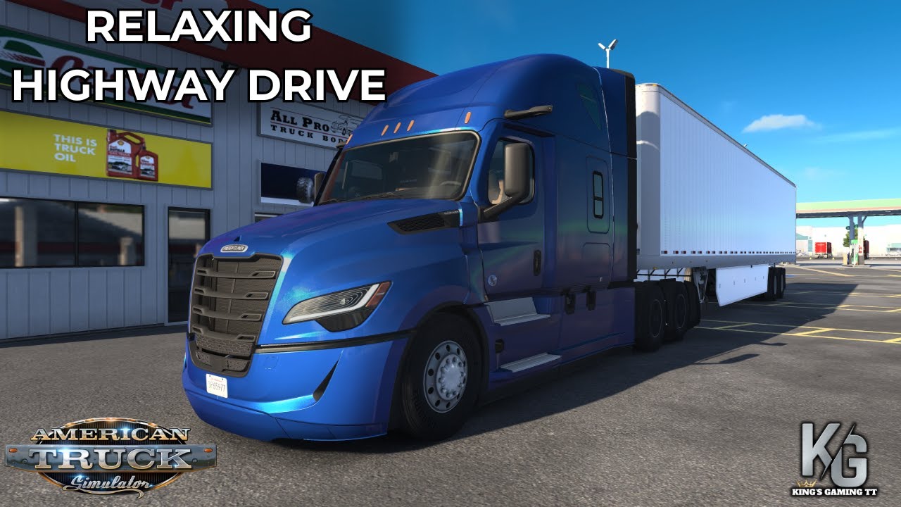 Relaxing Highway Drive | ATS Gameplay | Bakersfield to Fresno