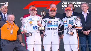 F1 Monaco Gp 2025 Winner | F1 Winner Today Monaco Grand Prix Podium Anthems and celebration