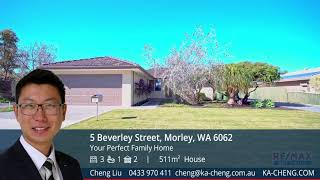 Youtube Ads - 5 Beverley Street, Morley, WA 6062 - House for Sale