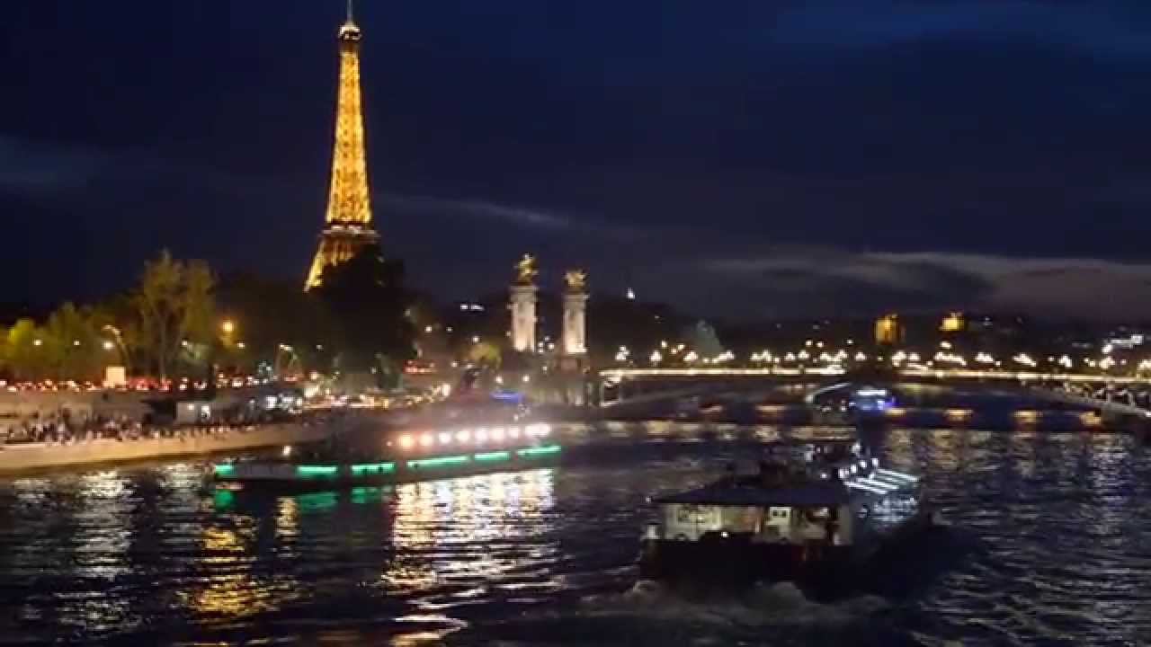 フランス パリ エッフェル塔 夜景堪能 Tower Effel Paris France Youtube