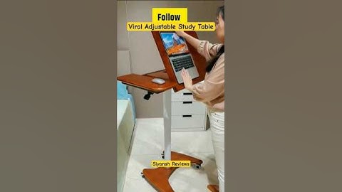 Viral Adjustable Study Table #table #gadgets #viralvideo #trending #studytable #shorts