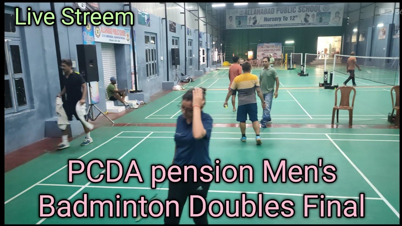 Men's badminton doubles Final match PCDA pension - YouTube