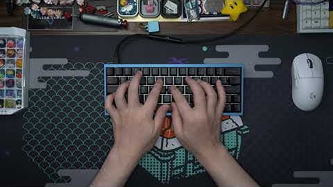 O Ring Modded KBDFans Tofu60 | Yok Holy Polar Pandas | Keyboard ASMR Type Sound Test