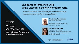 Webinar 3 - Challenges of Parenting a Child with a Disability in the new normal Scenario