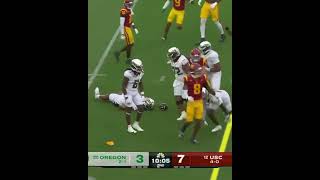 😳 SCARY Hit Leaves Dante Moore Motionless | USC vs Oregon
