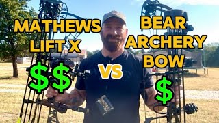 Mathews Lift X vs Bear archery bow  #archery #hunting #bowhunting 