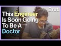 This engineer is soon going to be a doctor