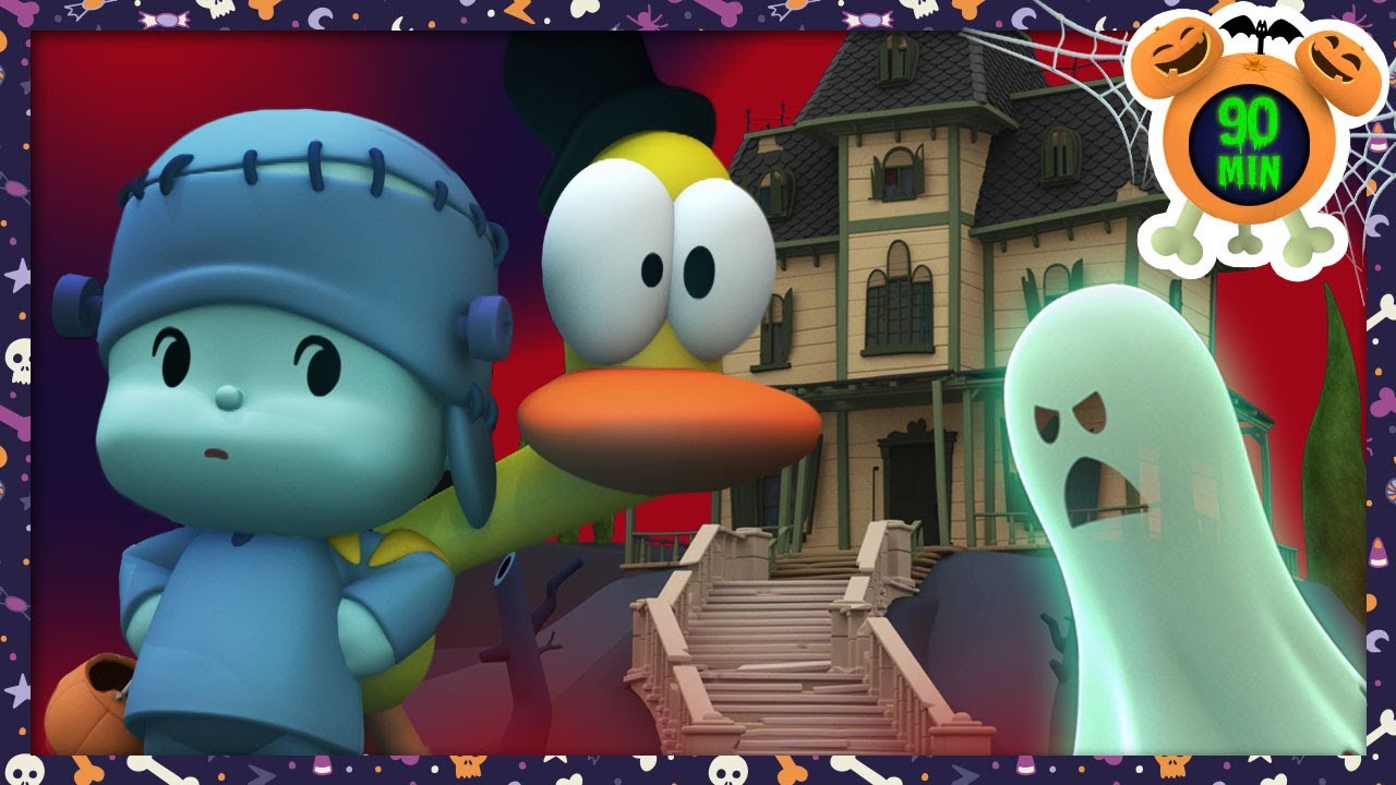 😱 POCOYO DEUTSCH - Halloween-Nacht im Spukhaus [ 90 minuten ] | CARTOONS und SERIEN für KINDER