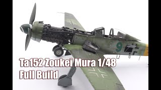 1/48 Ta152-H1 Focke Wulf Zoukei Mura Full Build