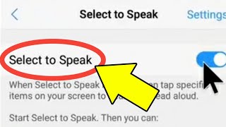 Vivo Select To Speak | Vivo Speaking Problem | Vivo Mobile Speaker Setting