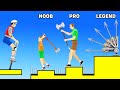 NOOB vs PRO Happy Wheels Levels!!