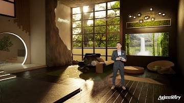 Modern Japanese House & Garden, Unreal Engine virtual stock set | Aximmetry