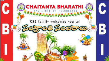 CBIT sankranti sambaralu 2023 || CSE Department || CBIT PRODDATUR | Aadil creations