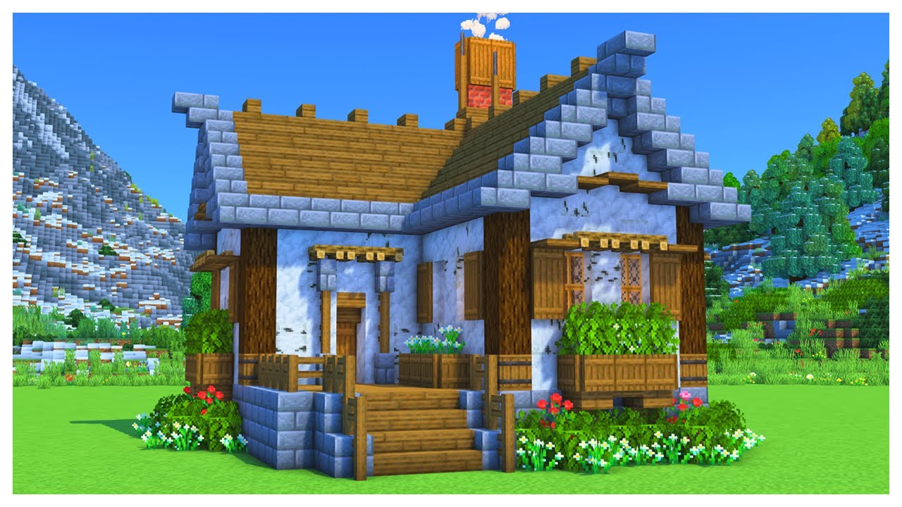 How to Build a Small Medieval House in Minecraft: Step-by-Step Tutorial ...