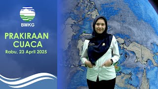 Prakiraan Cuaca Esok Hari, Rabu, 23 April 2025