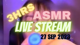ASMR Live Stream recorded fall asleep fast, calming and relax (ไลฟ์สดย้อนหลัง)