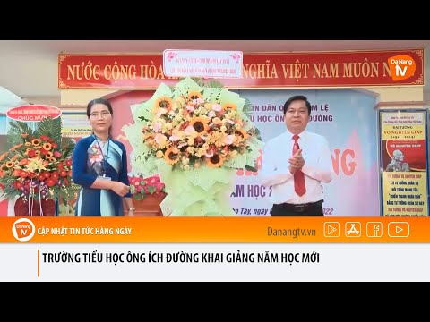 Video TRƯỜNG TIỂU HỌC ÔNG ÍCH ĐƯỜNG KHAI GIẢNG NĂM HỌC MỚI - youtube
