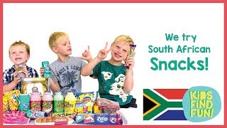 South African Snacks – Kids Try South African Snacks! (Episode 2)