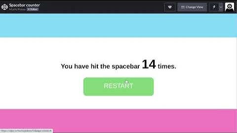 How to hack space bar counter (new series)