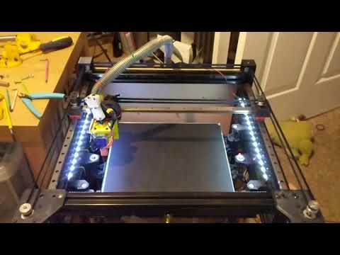 Nearly 1000mm/s (non-print speed) on Hypercube Evolution Linear Rail mod