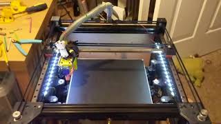 Nearly 1000mm/s (non-print speed) on Hypercube Evolution Linear Rail mod