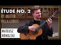 Mateusz kowalski plays tude no 2 by heitor villalobos on a 2022 dominik wurth torres guitar