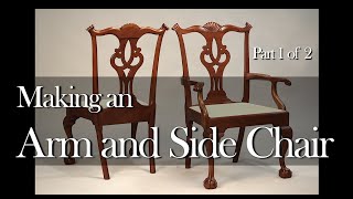 Arm and Side Chair Building Process Part 1 by Doucette and Wolfe Furniture Makers