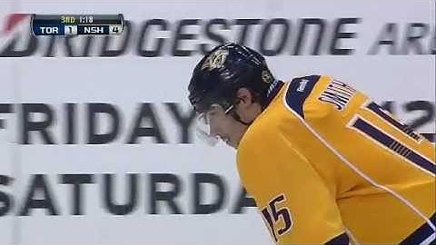 Craig Smith misses an empty net... on a breakaway 11.17.2011