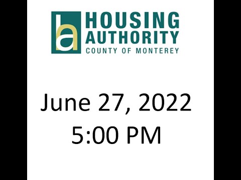 Regular Board Meeting of the Housing Authority of the County of Monterey