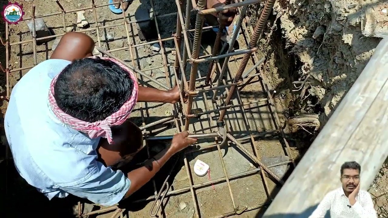 How to put Pillar on PCC? Column Center Line Work YouTube