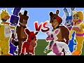 Toys VS Withereds en Minecraft Pe | FNaF 2 Addon