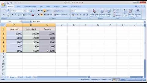 ตอนที่ 2 การสร้างกราฟใน Microsoft Excel