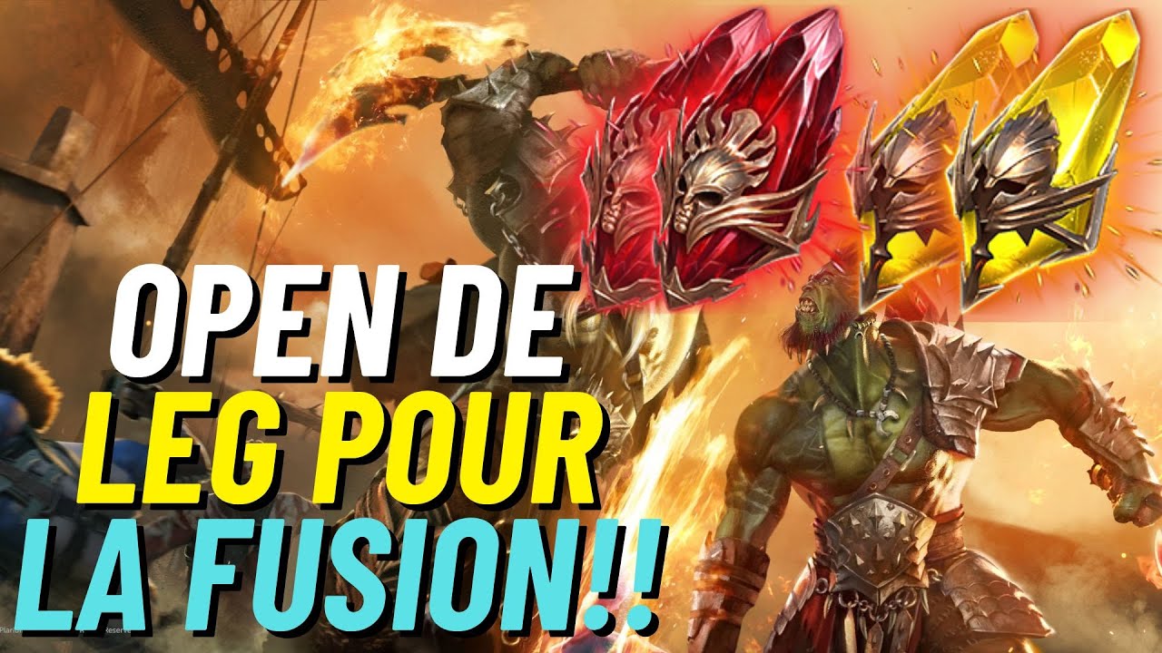 OPENING DE LEG POUR LA FUSION!!! [RAID SHADOW LEGENDS] - YouTube