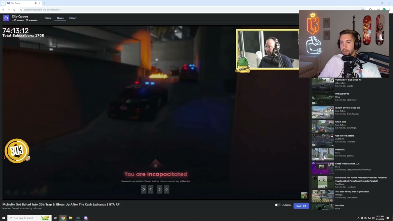 Mr. K Reacts To McNulty Getting Baited Into CG’s Trap and Says This | NoPixel 4.0 GTA RP