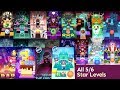 Rolling Sky All 5/6 Star Levels (Spectre,Footballs,Cube,1UP,Neon etc.)