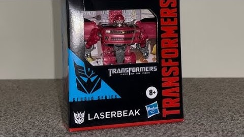 Transformers studio series Laserbeak complete transformation process video. Dark of the moon core