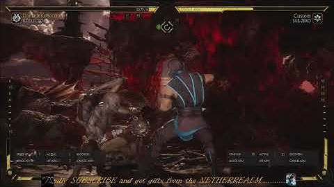 MK11 TECH - ANTI SUB ZERO (CREEPING ICE) FLAWLESS BLOCK TECH