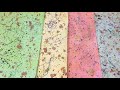 Faux handmade paper using pencil shavings and grated wax crayons