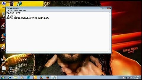 How To Make a Digital Clock in Notepad